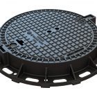 EJ SOLO Hinged Manhole Cover